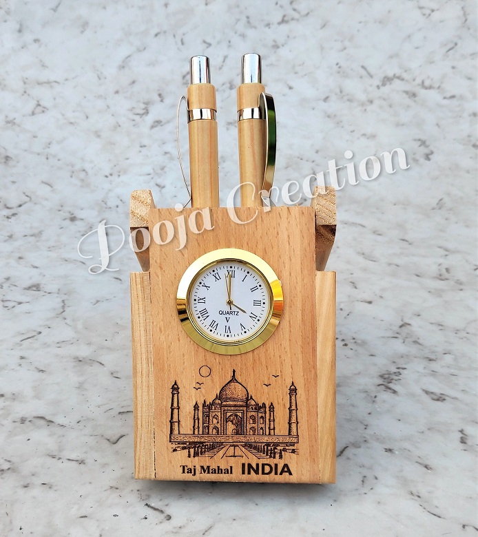 Amazon.com: Mie Creations Designer Pencil Holder for Desk Wood | Paintbrush  Cup, Desk Accessories, Cute Make Up Brush Organizers | Office Desktop,  Wooden Pen Stand | Stationery, Christmas Holiday Gift- 4'' Brown :