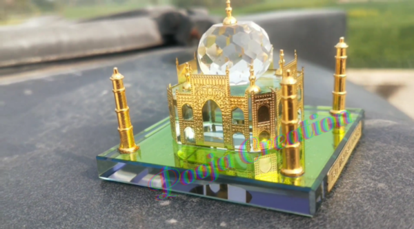 valentine day gift Crystal Taj mahal Handicraft Classy and Gorgeous Showpiece for Home Decor and Gifting ,as valentine gift, wedding,Christmas Gift-in All Size - Image 2