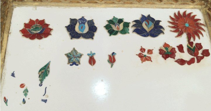 Marble inlay work