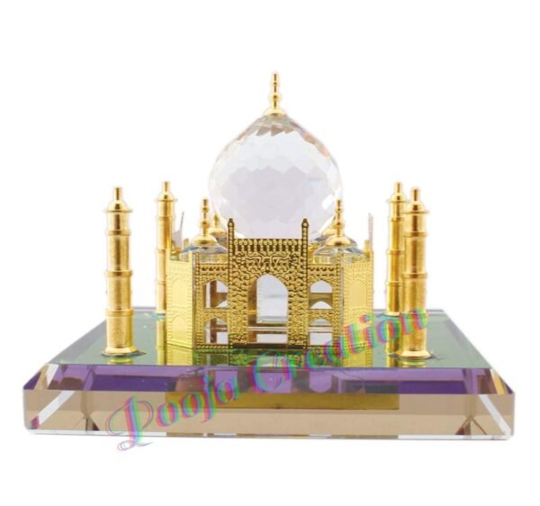 valentine day gift Crystal Taj mahal Handicraft Classy and Gorgeous Showpiece for Home Decor and Gifting ,as valentine gift, wedding,Christmas Gift-in All Size - Image 3