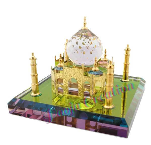 valentine day gift Crystal Taj mahal Handicraft Classy and Gorgeous Showpiece for Home Decor and Gifting ,as valentine gift, wedding,Christmas Gift-in All Size