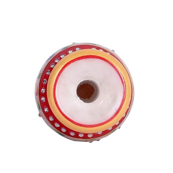 White Marble Handicrafts Peacock Flower vase for Home Decor, Living Room, Bedroom, Drawing Room, Office Table Centerpiece 6 inch - Image 6