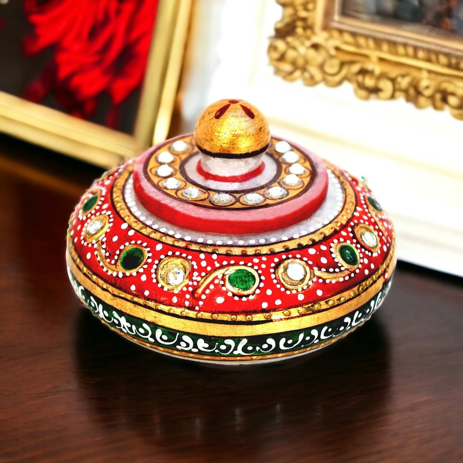 Indian top ring box