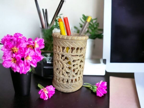 Soapstone Pen Stand