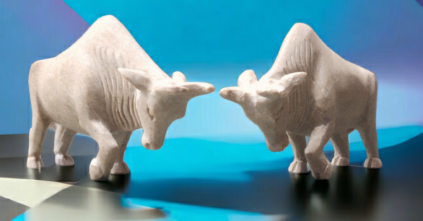 Pcs Marble Showpieace Bull Antique Animal Sculpture  Set in Pair of two Pc - 6 inch - Image 3