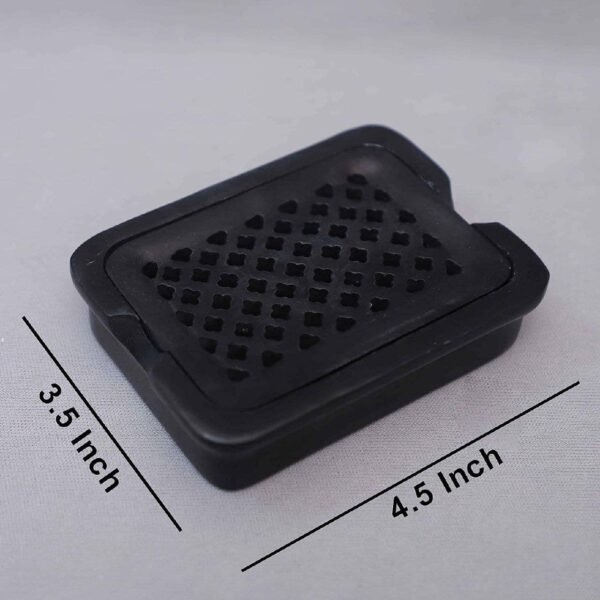 Pooja Creation Store  Natural Marble Soapstone Soap Dish Bath Accessories in Standard Size 4 in - Image 2