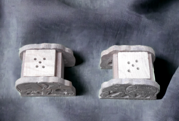 White Marble Soapstone Gutka Small Square  Agarbatti Stand Incense Stick Burner for Pooja and Home Decor-4 inch- 1 piece - Image 5