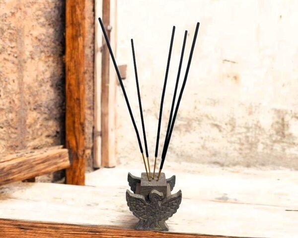 Pcs White Marble Soapstone Gutka Small Square  Agarbatti Stand Incense Stick Burner for Pooja and Home Decor-4 inch - 1 piece