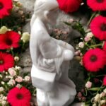 White marble handicraft Poly Resin Sai baba statue 6 inch idol for office temple and decorative items - Image 5