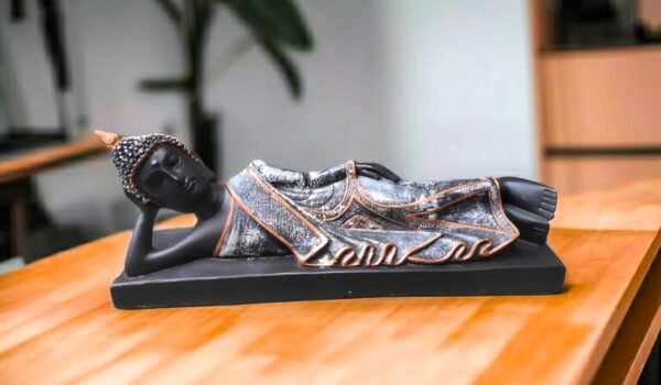Pcs Resin Big Size Sleeping Buddha Statues for Home and Office Decor and Gift item - 14 inch