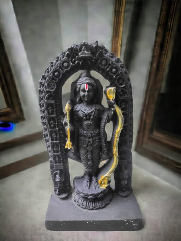 Pcs Polyresin Marble Dust Ram Ji for Pooja Room I Home Temple Decoration Items I God Idols I Home Temple Decoration Items (Size :: 6 x 4 Inch) - Image 6