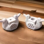 Pcs  Soapstone Gutka Small DUCK FACE Agarbatti Stand Incense Stick Burner for Pooja and Home Decor in PAIR-4 inch - Image 5