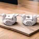 Pcs  Soapstone Gutka Small DUCK FACE Agarbatti Stand Incense Stick Burner for Pooja and Home Decor in PAIR-4 inch