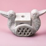 Pcs  Soapstone Gutka Small DUCK FACE Agarbatti Stand Incense Stick Burner for Pooja and Home Decor in PAIR-4 inch - Image 2