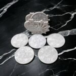 Pcs Soapstone marble coaster set in Peacock Face Design ll Handmade Flower pattern Soapstone Tea and Coffee Coaster - Image 4