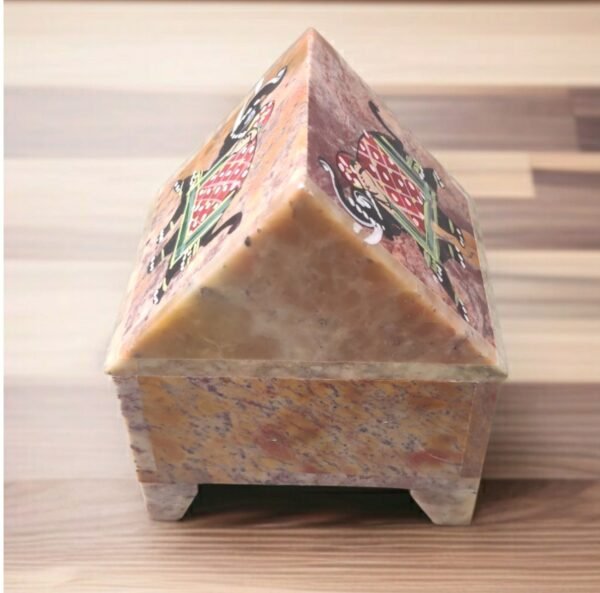Handcraft Soapstone Coasters Set with Stand Perfect for Hot & Cold Drinks Dining, Cocktail & Coffee Table - Image 5