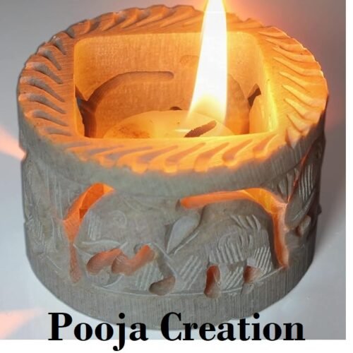 White Marble Soapstone Gutka Small Square  Agarbatti Stand Incense Stick Burner for Pooja and Home Decor-3 inch pair